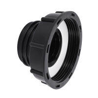 IBC Adapter S80x3 * S60X6 IBC Tank Connector Adapter Outlet ลดการเปลี่ยนตัวเชื่อมต่อน้ำในสวนสีดำ