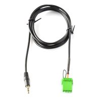 3.5mm Car Audio-Cable AUX Adapter 6 pins Aux Cable Fit for Jazz 2002-2006