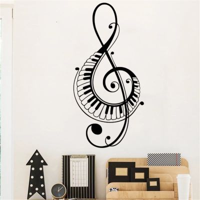 【YF】 Music Wall Decal Sign Sticker Vinyl Room Decoration