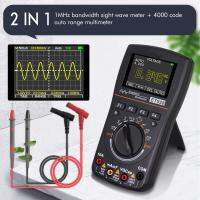 MT8208 2 In 1 Digital Oscilloscope Multimeter 2.4นิ้วหน้าจอสี2.5Msps อัตราการสุ่มตัวอย่างสำหรับ DIY Electric Graphic Multimeter