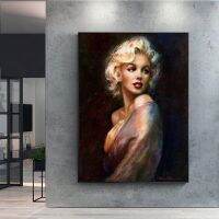 บทคัดย่อ M Arilyn Monroe ก่อให้เกิดโปสเตอร์รูปภาพ Modern Home ภายในศิลปะตกแต่งภาพจิตรกรรมฝาผนังห้องนั่งเล่นตกแต่งภาพวาด C Uadros