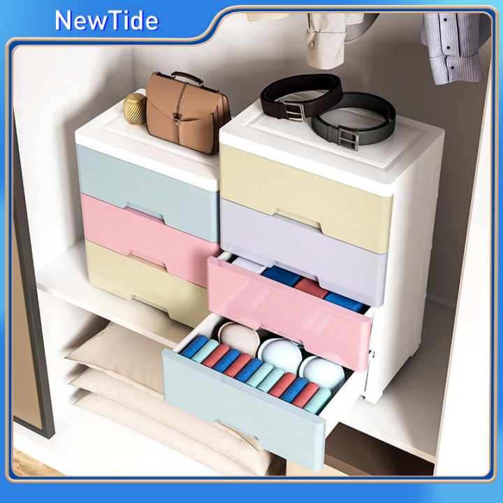 36CM Drawer Plastic Wardrobe Storage For Clothes Organizer