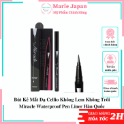 Bút Kẻ Mắt Dạ Cellio Không Lem Không Trôi Miracle Waterproof Pen Liner Hàn