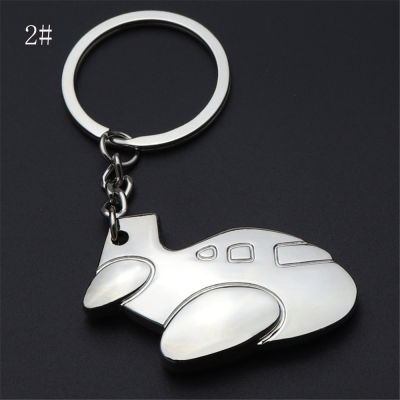 3D Keychain Jewelry Gift Bag Pendants Keyring Airplane Aircraft Key Chains