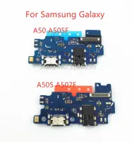 1 ชิ้นใช้ได้กับ Samsung Galaxy A50 SM-A505F A50S A507F พอร์ตชาร์จ USB ขั้วต่อฐานสายอ่อนเปลี่ยนชิ้นส่วน