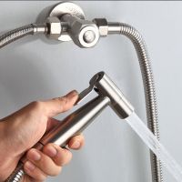 Handheld Toilet Bidet Sprayer Stainless Steel Toilet Hand Held Bidet Faucet Spray Set Bathroom Self Cleaning Spraye Shower Head