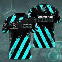 （ALL IN STOCK 2023）  HOT!! Mercedes F1 AMG Petronas AOP 3D T-shirt For Men True Fans Size S-6XL