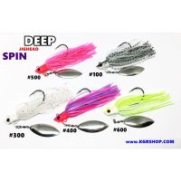 หัวจิ๊ก Deep Spin 14g. (เเบบมีพู่)