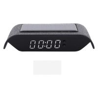 Portable Solar Car Digital LCD Clock Temperature Display Auto Dashboard Clocks Back Light Temperature Clock Black