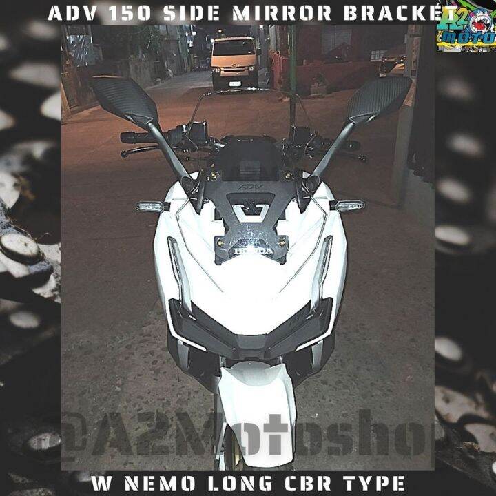 Honda ADV 150 160 Bracket for Side mirror and Visor Windshield Lazada PH
