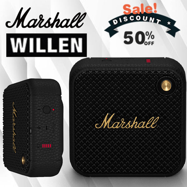 【Original】 Marshall Willen Portable Wireless Speaker Waterproof ...