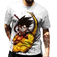 2023 New Anime Dragon Ball Kids Tshirt Tops Vegeta Men Essentials Dragon Ball z Goku Fashion Harajuku Short Sleeve Men T-shirts