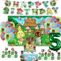 【DT】hot！ Childrens Game Theme Birthday Decoration Flag Card Insertion