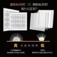 ฝ้าเพดานแบบบูรณาการ 600x600led โคมไฟแบน 60x60LED แผงไฟยิปซั่มขนแร่แผงไฟวิศวกรรมแบบฝัง .