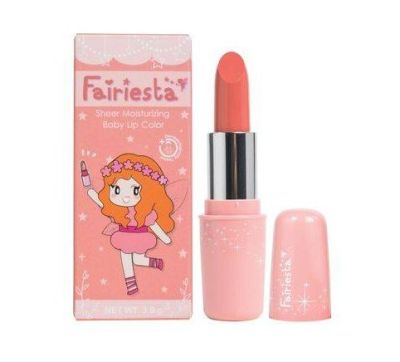Fairiesta ลิปสติกสำหรับเด็ก เบอร์ 07 : สีชมพูนู้ด Sheer Moisturizing Baby Lip Color 07 : Nudy Candy (3.9 g)