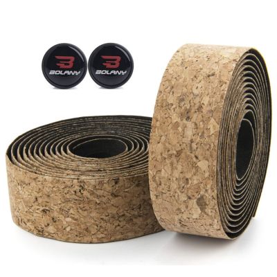 Bike Sawdust Grain Tape Bicycle Handlebar Natural Tan Brown Road Race Track Drop Bar PU Wood Chip Texture Plug Cycling Parts Power Points  Switches Sa