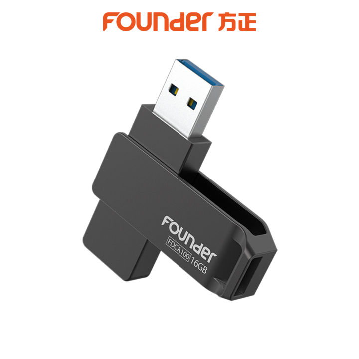 แฟลชไดร์ฟ USB ผู้ก่อตั้ง16/32/64/128/256GB ดิสก์ U USB3.0โลหะแฟลชไดร์ฟ USB U ความเร็วสูงสำหรับโทรศัพท์ PC แล็ปท็อป