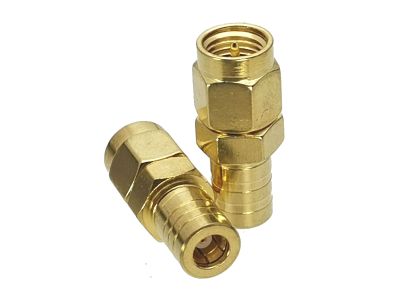1pcs SMB Female jack to SMA Male plug RF coaxial adapter connector For Radio Antenna Electrical Connectors