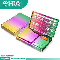 นาฬิกาเครื่องชั่งน้ำหนักแบบดิจิตอลขนาดเล็ก200ก./ 0.01ก. มีไฟแบคไลท์ LCD สีส้มสำหรับเก็บเครื่องประดับทองอาหาร