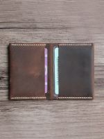 Vintage Style Genuine Leather Card Wallet for Credit Cards Minimalist Men Credit Bank Card Holder Card Holders