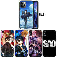 WA79 Sword Art Online Cartoon อ่อนนุ่ม Fashion ซิลิโคน Trend Phone เคสโทรศัพท์ ปก หรับ iPhone 7 8 11 12 13 14 Pro XS Max SE X XR Plus SE