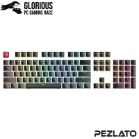 Glorious PBT Mechanical Aura Keycaps 104 key (US)