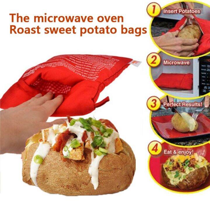 1pc-new-red-washable-cooker-bag-baked-potato-microwave-cooking-potato-quick-fast-baking-bag-kitchen-tools