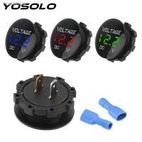 ✷ YOSOLO Voltage Meter Tester Led Display For Car Auto Motorcycle DC 12V-24V Mini Digital Voltmeter Ammeter