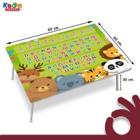 TOO โต๊ะญี่ปุ่น 【ของแท้ 100】 พับได้ 60x60 ซม. ลาย ABC-Alphabet  ญี่ปุ่น ราคาถูก  ลายการ์ตูน  ได้ โต๊ะทำก โต๊ะพับ  โต๊ะคอม