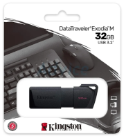 Flash Drive KINGSTON (DTXM) 32GB USB 3.2 Black(สินค้าเป็นของแท้ 100%)