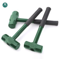 2P3P masonry hammer steel pipe handle octagonal hammer 4P wall smashing brick smashing iron hammer plastic spraying octagonal hammer