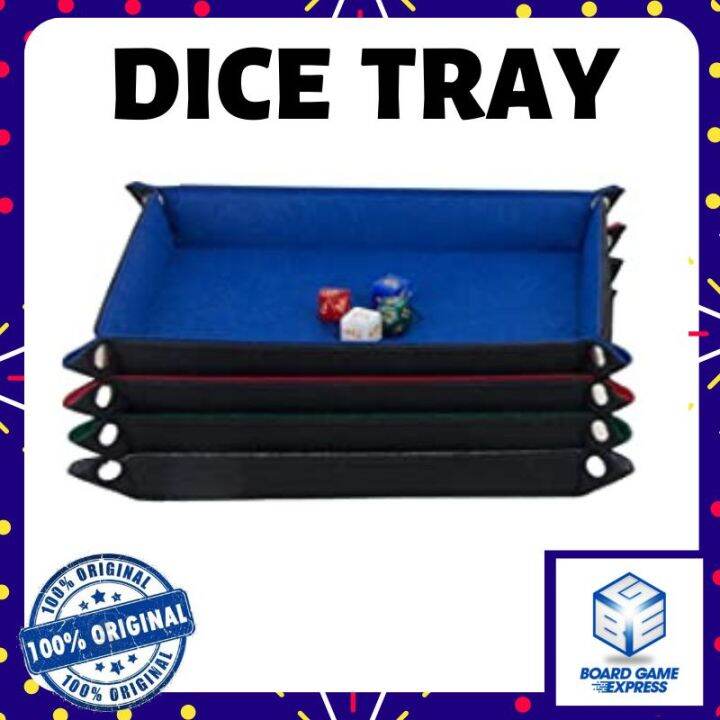 ♂Dice Tray Folding Felt Dice Tray Holder for DND, RPG, MTG and Board