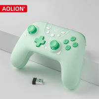 ตัวควบคุมโทรศํพท์เคลื่อนที่ไร้สาย Aolion Pro จอยเกมส์บลูทูธ6ไจโรแกนสำหรับ Nintendo Switch จอยสติ๊ก iPhone PC แอนดรอยด์