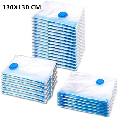 Premium Vacuum Storage Bag 80 more storage space! Double zipper seal triple seal valve! For quilts blankets bedding clothes