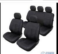 [COD] leather foreign trade car seat artificial black pressure line universal cushion 5-seater new