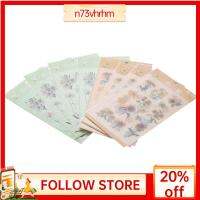 N73VHRHM 16 Sheets สีเหลืองทาเล็บ สติกเกอร์ติดผนัง พีวีซีพีวีซี สีขาวขาว สติ๊กเกอร์ดอกเดซี่ สติกเกอร์ตกแต่งลาย สติ๊กเกอร์รูปดอกไม้ ดีไอวาย