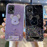 เคสโทรศัพท์ใหม่สำหรับ VIVO Y02T Y02A ฝา ประกายดาวดวงจันทร์ซิลิโคนนิ่มใสเรืองแสงการ์ตูนสำหรับ VIVO Y02T Y02A เคส