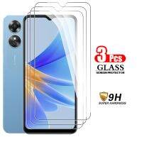 [CNIU digital accessories] หน้าจอป้องกัน3Pcs สำหรับ Oppo A17 A57 A77 5G กระจกนิรภัย Oppoa17 Oppoa57 Oppoa77ฝาครอบโทรศัพท์มือถือป้องกันฟิล์ม HD