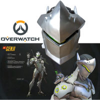 Hockey Mask หน้ากาก หมวก Overwatch โอเวอร์วอช Genji Monogatari เก็นจิ โมโนกาตาริ คาทาน่า วัสดุ ไฟเบอร์กลาส Fiberglass สยองขวัญ สุดโหด ปาร์ตี้ คอสเพลย์ ฮาโลวีน ของขวัญ แฟนซี ฮอกกี้ รักบี้ Hat Halloween Fancy Horror Party Cosplay Rugby Fancy Gift