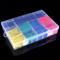 530/280/127pcs Heat Shrink Tubing Insulation Shrinkable Tube Assortment Electronic Polyolefin Wire Cable Sleeve Kit