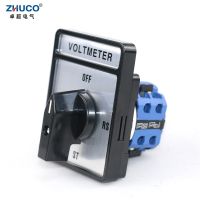 ‘；【=- ZHUCO SZW26/LW26-20/2V 20A 660V Two Pole Voltmeter Manual Knob Universal Changeover Cam Switch