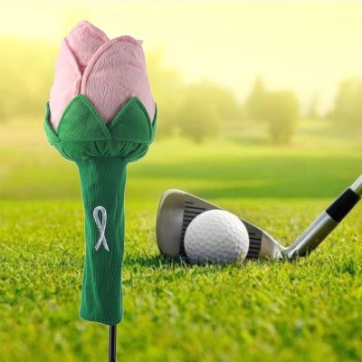 ✕ Universal Plush Flower Golf Headcover Club Head Covers Protector