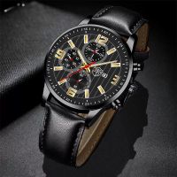 「Dark blue watch」 Fashion Mens Embrobeltwrist WatchClock Men Businessrelogio Masculino