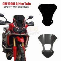 กระจกบังลมหน้าสำหรับมอเตอร์ไซค์ฮอนด้า CRF1000L Twin Crf 1000L 2016-2019กระจกหน้ารถสั้นสำหรับกีฬา