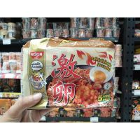 ? NISSIN นิสชิน บะหมี่กึ่งสำเร็จรูป แพ็ค 5 ซอง รสไก่เผ็ดไข่เค็ม(4259)