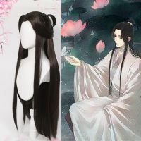 Anime Heaven Officials Blessing Cosplay Xie Lian Wig Black Hair Tian Guan Ci Fu Hanfu Wigs XieLian Cosplay Wig   Wig Cap