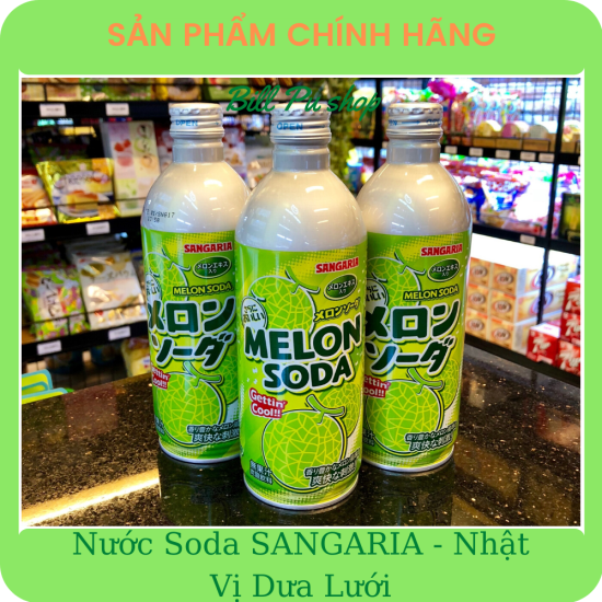 Nước soda sangaria nhật 500ml - hương vị chanh tự nhiên - ảnh sản phẩm 4