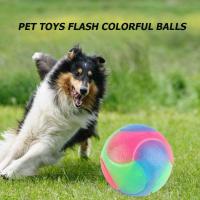 Toy Chew Color Supplies Toys Changing Ball LED Dog