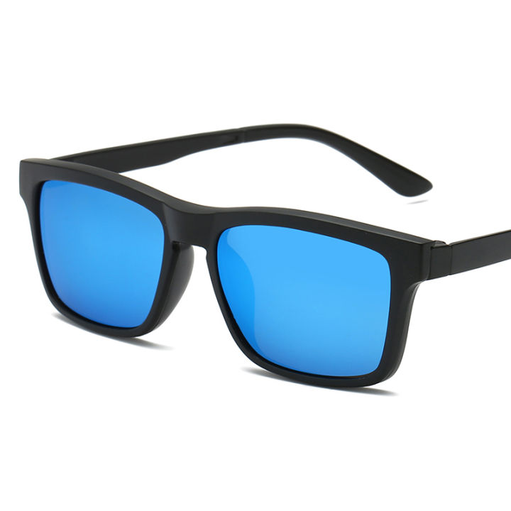 fashion-polarized-magnetic-clip-on-sunglasses-magnet-eyewear-frame-myopia-glasse