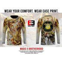 [In stock] 2023 design mens sports clothing  NEW Magic 5 Fraternity Shirt MAGIC 5 BROTHERHOOD Shirt Fraternity Tops Full Sublimation 3D Summer T-Shirt Breathable Short Sleeve Tee，Contact the seller for personalized customization of the name